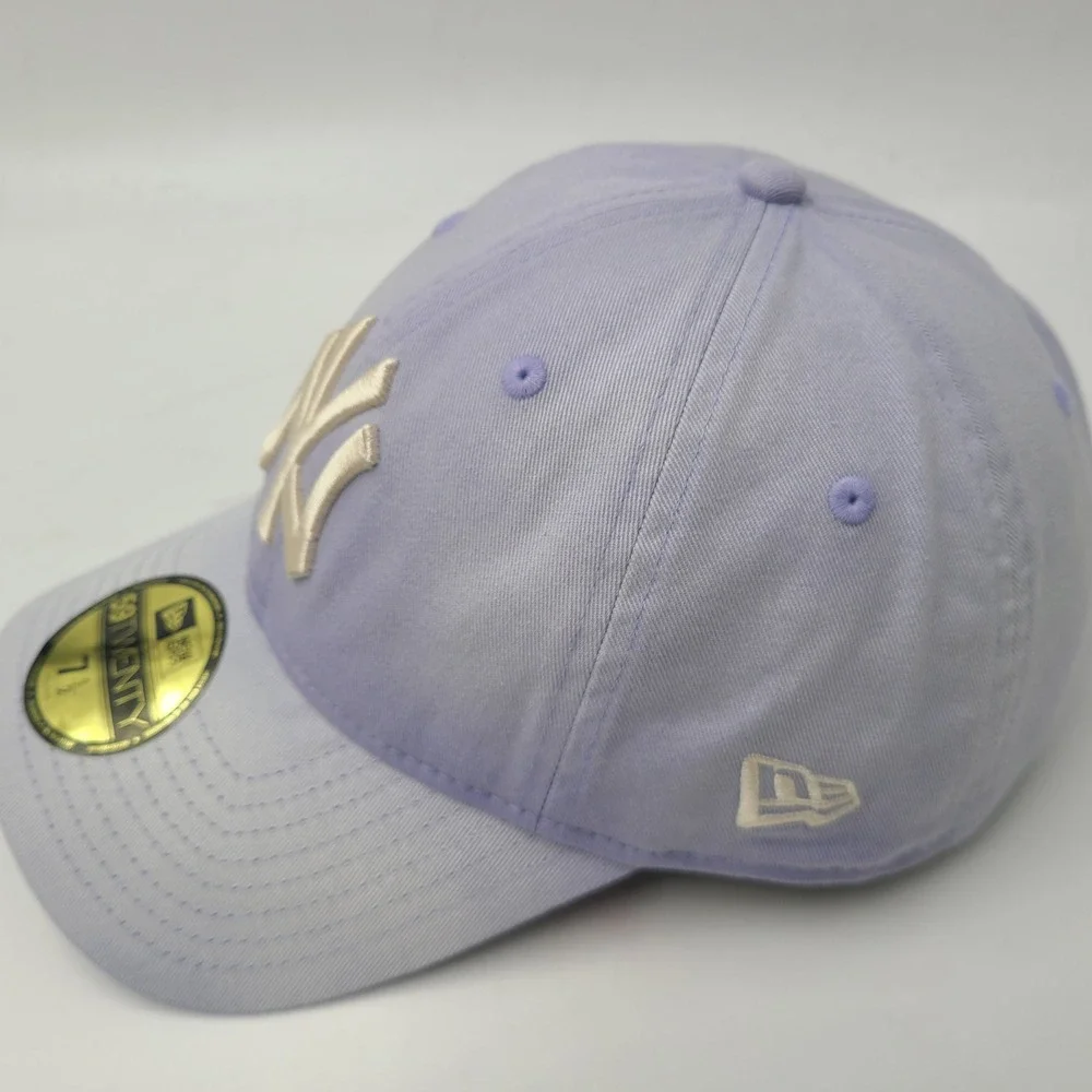 New York Yankees Hat Fitted 7 1/2 New Era 59Twenty Purple Faded MLB Baseball Men